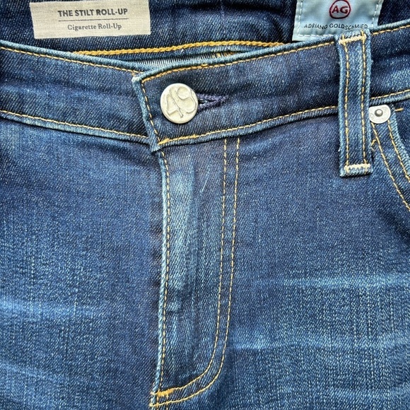 AG Adriano Goldschmied The Cigarette Roll Up The Stilt Roll Up Sz 31 - Picture 2 of 6